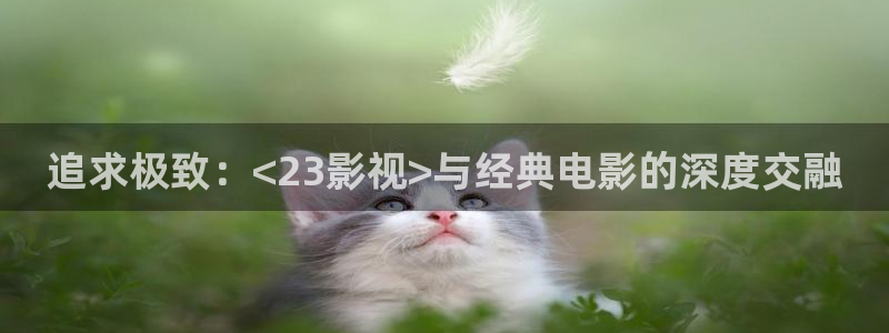 丝瓜狼人影院：追求极致：<23影视>与经典电影的深度交融